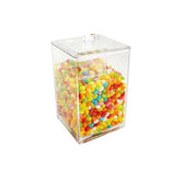 Clear Airtight Square Jar